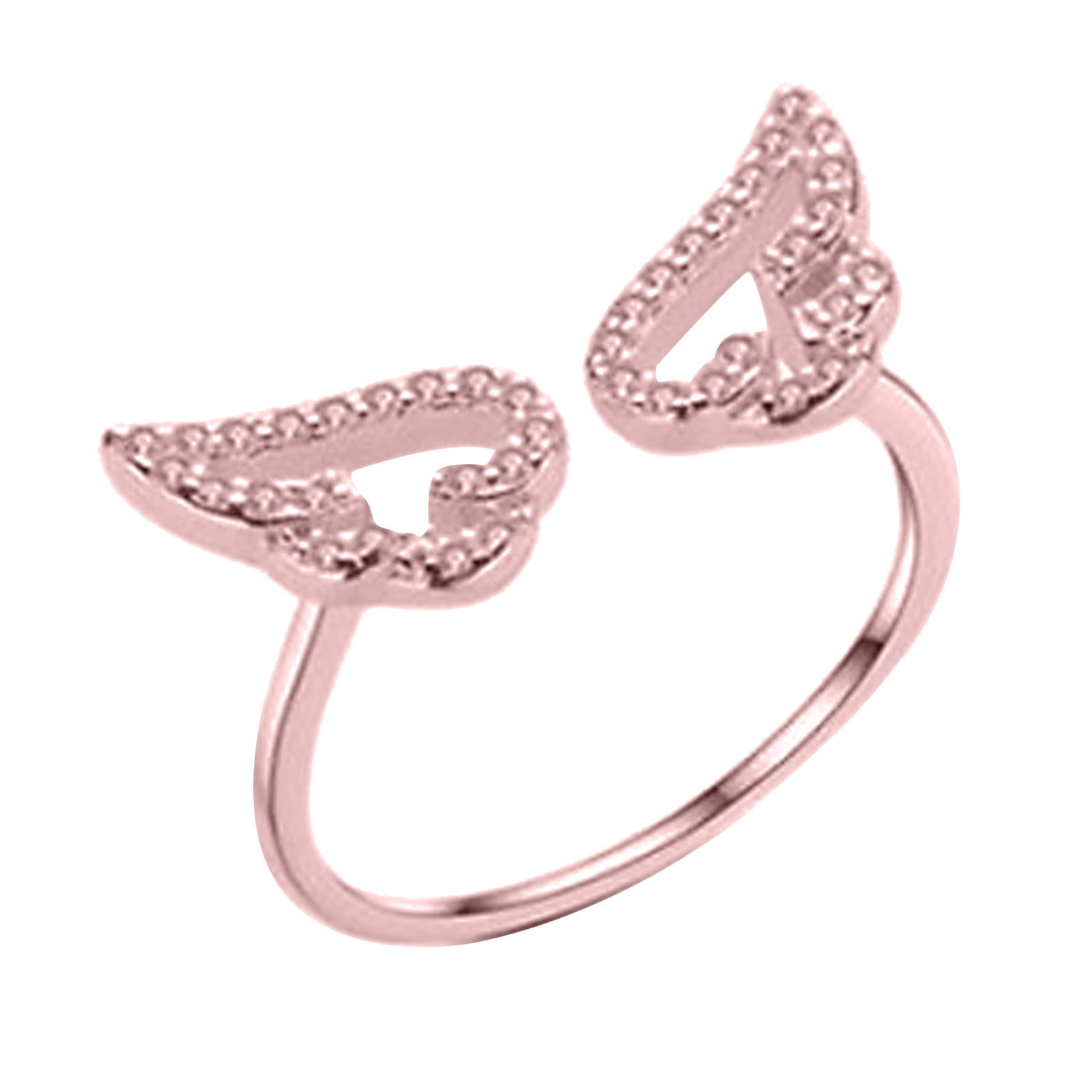 Jusqu'à 65 % de Réduction sur Bague Ange Mignonne Bague de Réglage d'Ouverture pour Femmes Bijoux Bague Collier Bagues Boucles d'Oreilles Bijoux en Liquidation