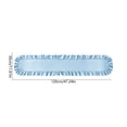 thumbnail image 3 of Solid Color Ruffle Table Runner Velvet Satin Fringe Table Scarf Elegant Table Centerpiece For Dining Coffee Table Wedding Decor, 3 of 6