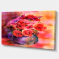 thumbnail image 2 of Bouquet de Coquelicots Mignons dans un Vase - Grande Impression sur Toile Florale, 2 of 3