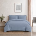thumbnail image 1 of Swift Home Ultra Soft Solid Duvet Cover Set, Queen, Blue, 1 of 6