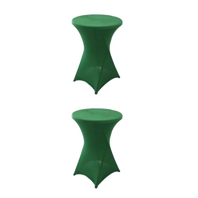 ZheElen Nappe Ronde Extensible Facile d'Entretien Polyvalente et Écologique Verte 2ensemble