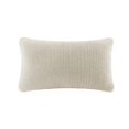 thumbnail image 1 of INK+IVY Housse de Coussin Tricotée, 12 x 20 Pouces, Ivoire, 1 of 10