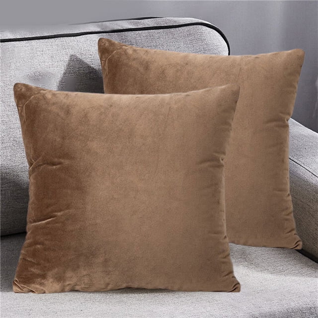 QIPOPIQ Velvet Pillow, Sofa Bed Bedroom Decorative Throw Pillow