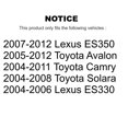 thumbnail image 2 of Front Outer Tie Rod End Kit for Car Toyota Camry Lexus ES350 Solara Avalon ES330 K72-101263, 2 of 2
