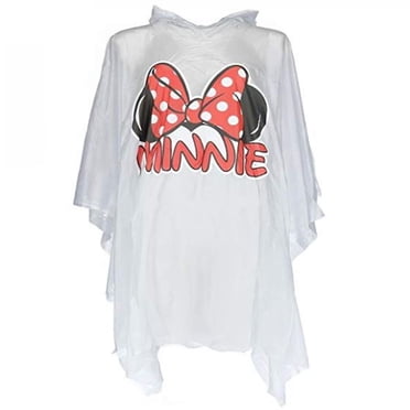 Disney Women's Minnie Mouse Ears Rain Poncho