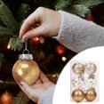 thumbnail image 1 of Fall Decorations for Home 6CM6PC Christmas Decorations Tree Ball Bauble Hanging Home Party Ornament Decor 60Th Birthday Decorations for Men on Clearance, 1 of 6
