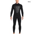 thumbnail image 3 of Combinaison de Plongée Haute Efficacité Anti-Froid Maillots de Bain Confortables Écran Solaire Puissant Réduire la Résistance à l'Eau Combinaison Classique Col Rond Homme Noir G, 3 of 7