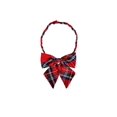 thumbnail image 4 of Jupe pour Filles Ensemble Uniforme Scolaire Rouge Tartan Ourlet Plissé 6 Ans, 4 of 6