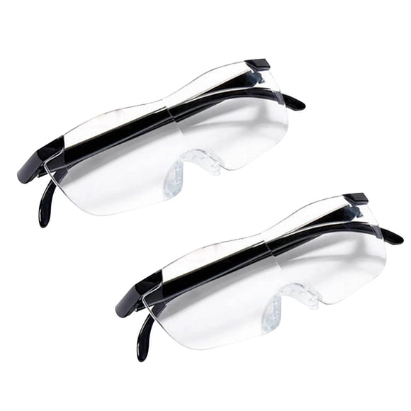 TIELUTT Lunettes Grossissantes pour Travail de Près Lecture Couture Claires Grossissement 160 % pour Regarder Équipement de Conduite pour Hommes Lunettes de Vol Vêtements pour Hommes Lunettes Sprinkle Équipement de Moto hors Route pour Enfants
