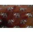 thumbnail image 4 of oneOone Cotton Silk Fabric Elephant Block Print Fabric By Yard 42 Inch Wide, 4 of 4