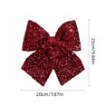 thumbnail image 3 of Wooowa Christmas Small-Size Sequin Bows, Sparkling Festive Decor for Gift Boxes & Xmas Tree, 3 of 8