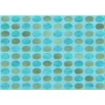 thumbnail image 1 of Ahgly Company Machine Washable Indoor Rectangle Transitional Light Sea Green Area Rugs, 2' x 4', 1 of 7