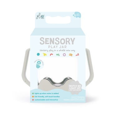 Glo Pals - Sensory Jars, Water activated Children's Toy - Cozy Cloud - Grey