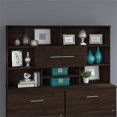 thumbnail image 2 of Bush Business Furniture Office 500 72W Desk Hutch, Black Walnut, 2 of 7