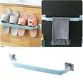 thumbnail image 2 of Self Towel Rod Towel Bar Stick On Wall Bath Towel Holder Rail Rack Kitchen Bathroom Small Dish Strainer Stainless Steel Dish Drying Rack with Drainboard over The Dish Tray Drying Rack Small Racks for, 2 of 4