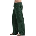 thumbnail image 2 of Faithtur Women´s Drawstring Pants, Summer Elastic Waist Solid Color Loose Lounge Pants with Pockets, 2 of 6