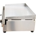 thumbnail image 2 of INTBUYING Gril au Gaz GPL Commercial Plaque de Cuisson de Comptoir Dessus Plat Plaque de Cuisson Gril BBQ Teppanyaki avec Contrôle de Température Réglable 2800Pa Acier Inoxydable, 2 of 6