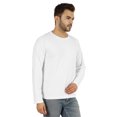 thumbnail image 2 of Inkmeso Men's Long Sleeve Cotton Basic Shirt Lightweight Solid T-Shirts, 2 of 7