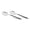 Black/Silver, variant on Kimono Stainless Steel 18/10 Salad Server Set