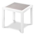 thumbnail image 1 of Meridian Furniture Nizuc Table d'Appoint de Patio Extérieur en Bois Gris, 1 of 7
