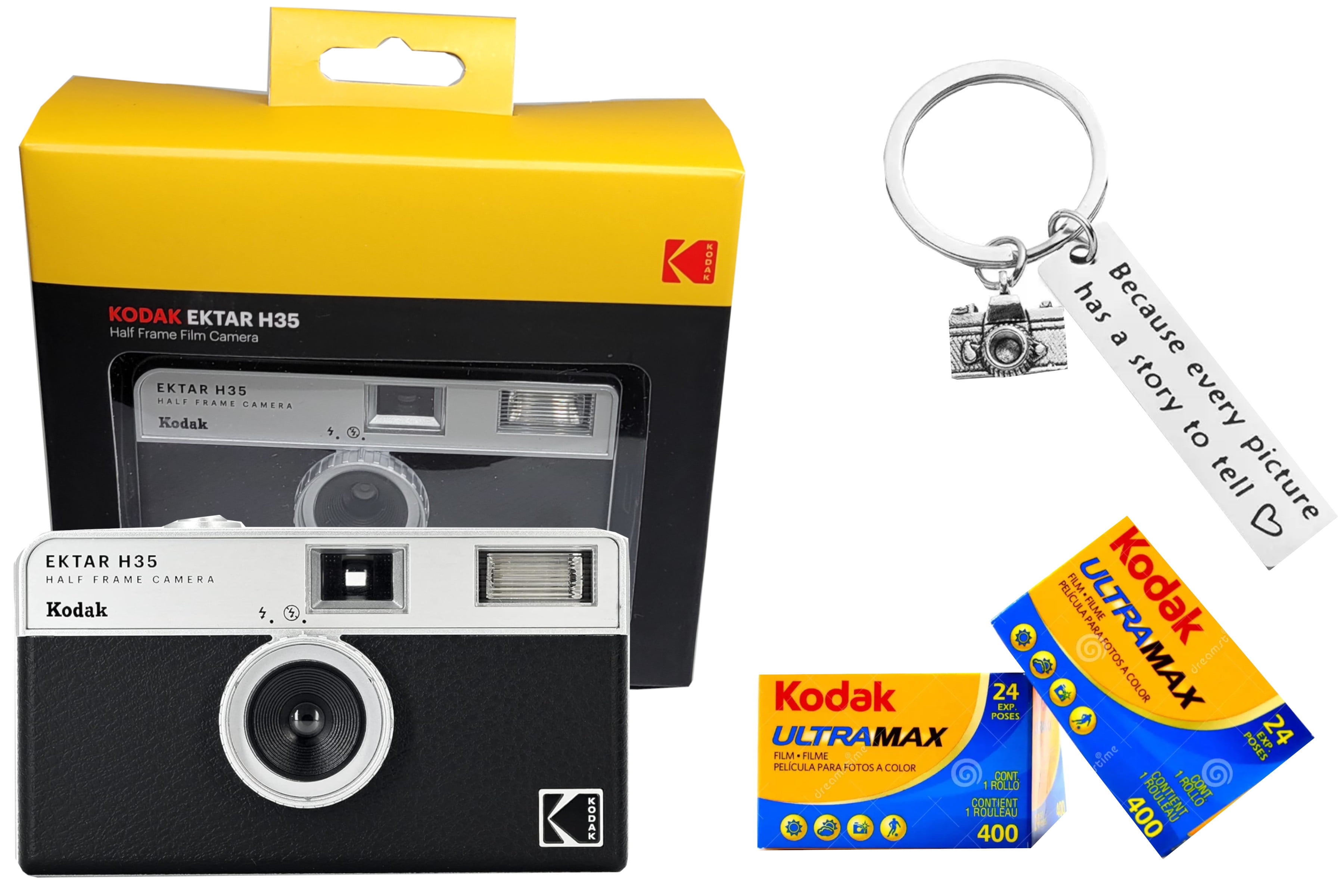 Kodak Ektar H35 Half-Frame Retro Camera Bundled with Kodak