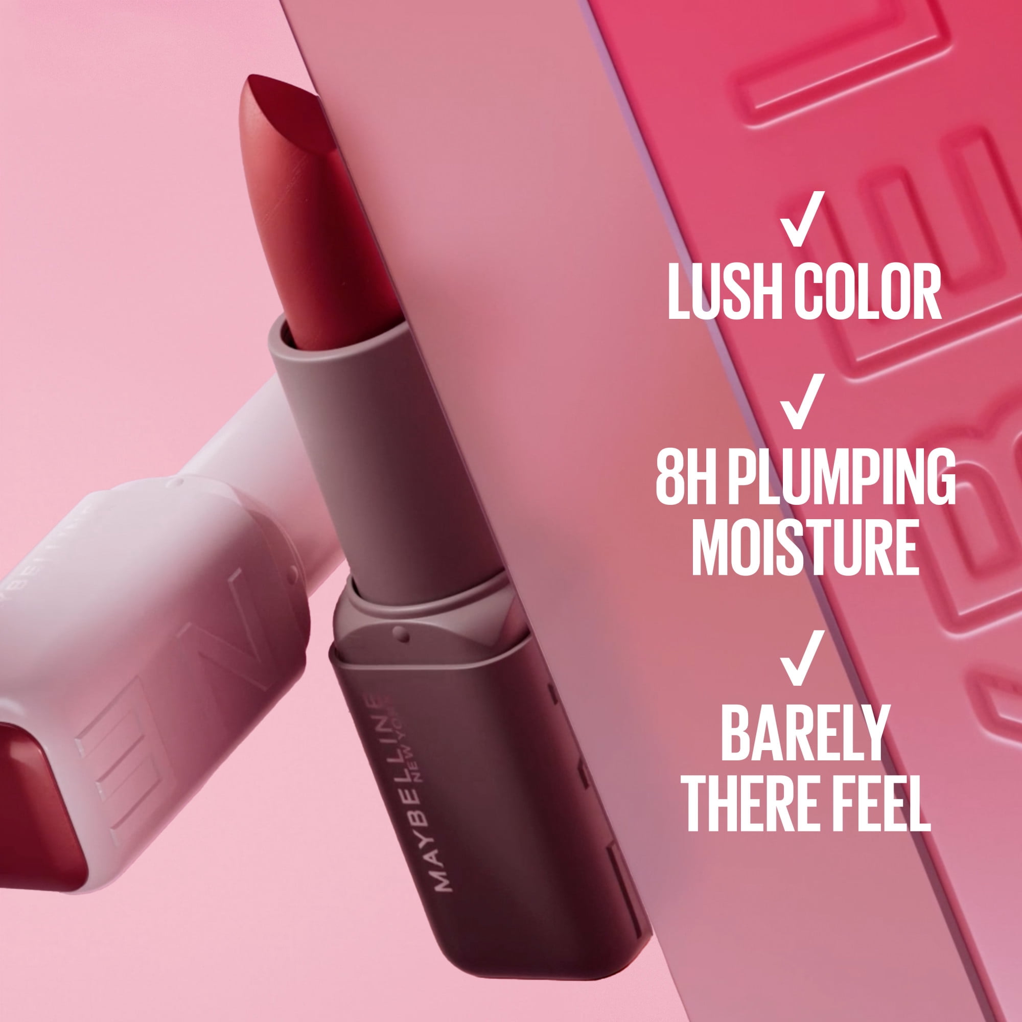 Rouge à Lèvres Sérum Maybelline New York Finition Satiné, Maybe It's…Intense 104, 3.4g