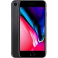 thumbnail image 1 of Restored Apple iPhone 8 - 64GB – Space Gray – 12MP Rear & 7MP Front Camera - Fully Unlocked Smartphone - Excellent Condition, 1 of 1