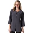 thumbnail image 1 of Veste de Laboratoire à Col Rond et Manches 3⁄4 pour Femmes Pure Soft, 1 of 1