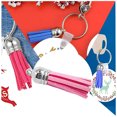 thumbnail image 2 of tredstone 28 Pieces Keychain Charms Creative Delicate Keyring Pendant Tassels Simple Handbag Decor Tassel Craft Decoration DIY Accessory Pink, 2 of 8