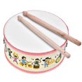thumbnail image 4 of Catoon Pattern Kids Handheld Drum, Kids Drum, Equipped With A Shoulder Strap, For Kids Birthday Gift Kids Musical Toy Kids Games Singing Dancing Parties, 4 of 8