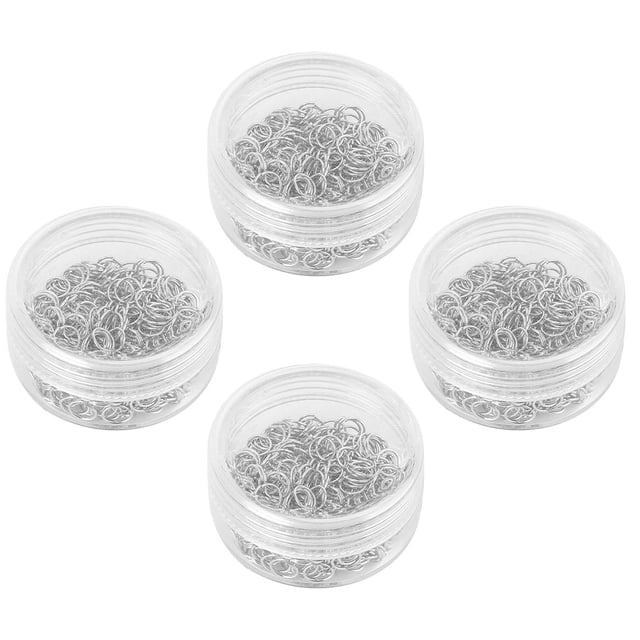 4Box Metal Jump Rings Open Ring DIY Jewelry Findings Making Set Accessory 3mm