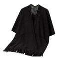 thumbnail image 1 of Cameland Fall Women's Shawl Wrap Poncho Ruana Cape, Cardigan Sweater Open-Front for Spring Fall Winter, 1 of 3