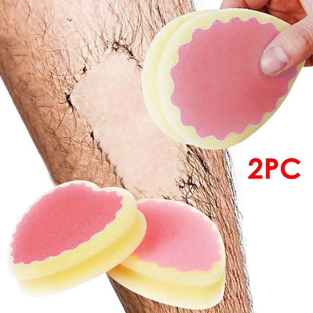 Hair Removal Depilation Sponge Pad Gentle Hair Remover for Smooth Skin and Quick Lint-Free Sloughing