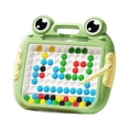 thumbnail image 1 of Magnetic Drawing Board, Frog Magnet Beads Doodle Board, Educational Magnetic Toy for Kids, Preschool Learning Creativity Activity Boys, Fun Drawing Writing Play, 1 of 8
