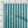 thumbnail image 1 of oneOone Cotton Silk Fabric Stripe Ikat Decor Fabric Printed BTY 42 Inch Wide, 1 of 4