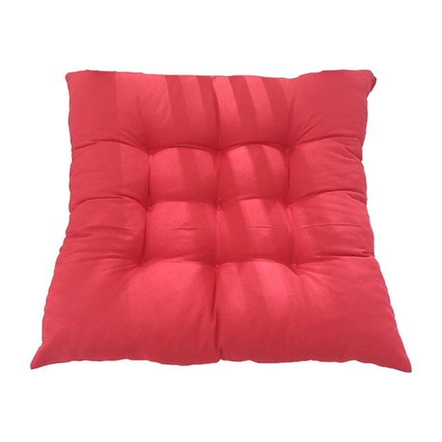 Maytalsory Coussin Respirant en Tissu Polyester Remplissage de Perles Libération de Pression Tissu Polyester Confortable et Respirant Rouge Vif 1Set