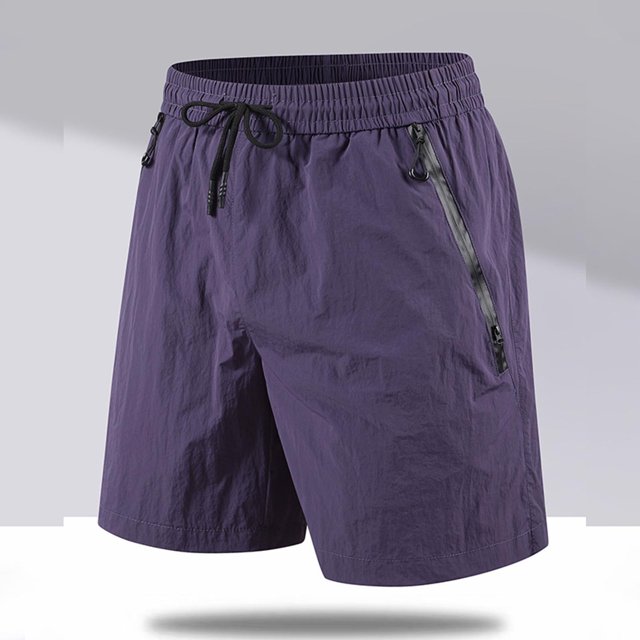 Styesk Mens Shorts Men Fashion Solid Color Loose And Comfortable Motion Straight-leg Work Clothes Shorts