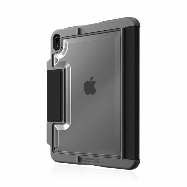 STM dux plus - Étui Rabattable pour Tablette - Robuste - polycarbonate, Polyuréthane Thermoplastique (tpu) - noir - pour apple ipad 10,9 pouces (10e Génération)