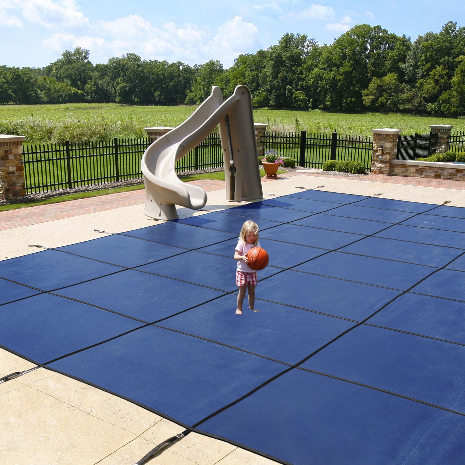 Blue Wave 15-ft x 30-ft Rectangular In Ground Pool Safety Cover