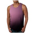 thumbnail image 1 of zfhfof Débardeurs Sans Manches pour Hommes Entraînement Musculaire Gym T-Shirts Col Rond Dégradé T-Shirt d'Été de Plage Hauts, 1 of 4