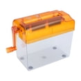 thumbnail image 4 of Anggrek Portable Manual Paper Shredder, Strip Cut Shredder, Compact Structure, with Hand Crank, Transparent, 1 Count, 4 of 8