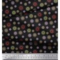thumbnail image 2 of Soimoi Velvet Fabric Artistic Floral Printed Fabric 1 Yard 58 Inch Wide, 2 of 3
