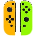 thumbnail image 1 of Switch Controller for Nintendo Switch, Switch Remote Control supports Dual Vibration/Motion Control/Screenshot/Wake-up (Orange and Green), 1 of 16