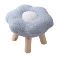 thumbnail image 1 of DOLITY Small Foot Stool Multipurpose Sofa Footstool for Living Room Porch Apartment Blue, 1 of 9