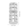 thumbnail image 4 of 1pc Practical Bathroomd Handle Knob Shower Door Knob for Bathroom (Silver), 4 of 8