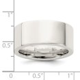 thumbnail image 2 of 925 Sterling Silver 9mm Comfort Fit Flat Size 10 Band Ring, 2 of 2