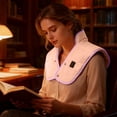 thumbnail image 3 of USB Powered Neck and Shoulder Heating Pad Warm Portable Adjustable Soft Gray Home Travel Use Heating, 3 of 4