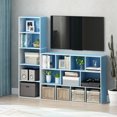thumbnail image 4 of Furinno 11055WH-LBL 5-Tier Reversible Open Shelf Bookcase, White & Light Blue, 4 of 7