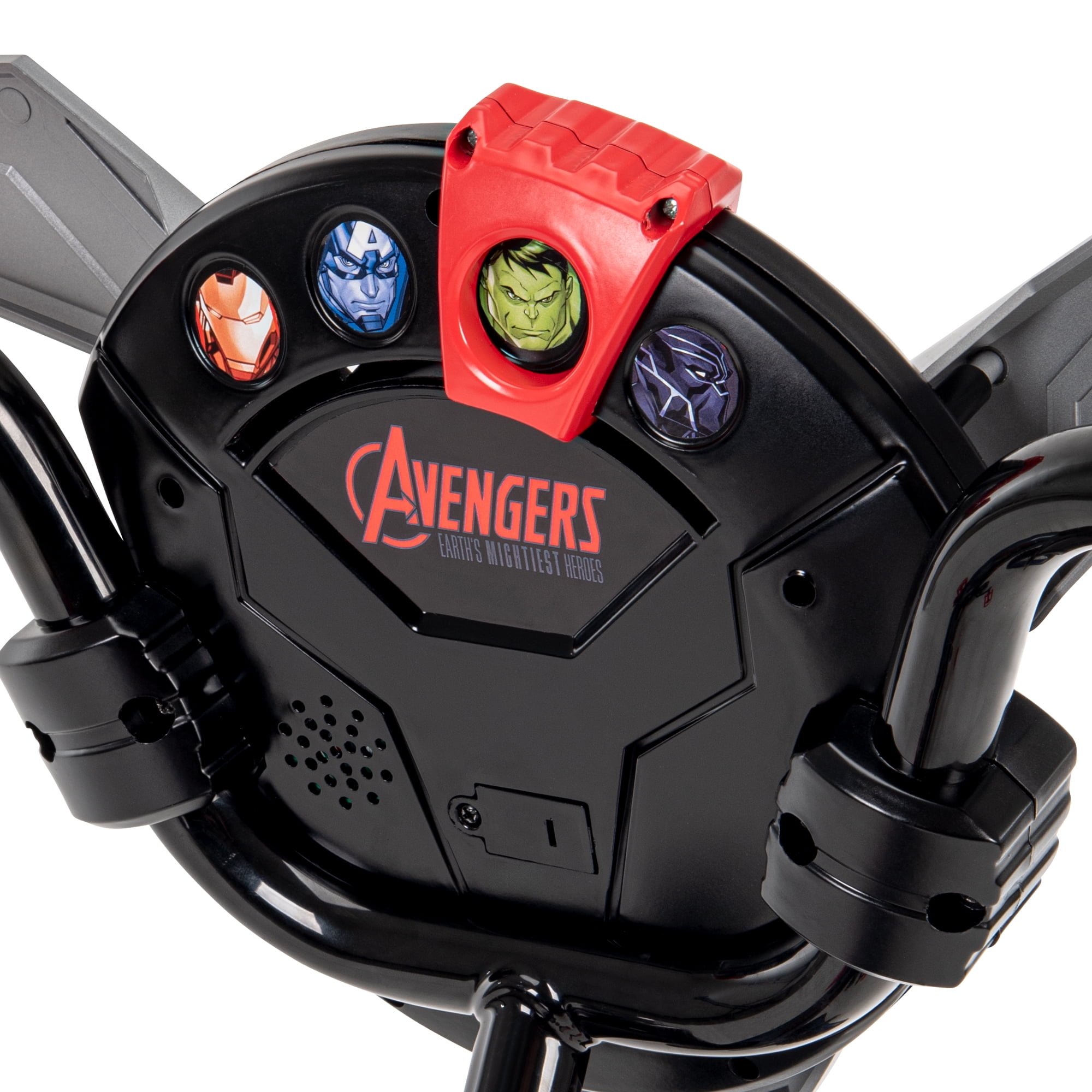 Huffy 16-inch Marvel Avengers Bike for Boys with Training Wheels, Grey/Red