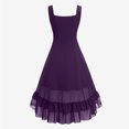 thumbnail image 4 of Mgmyaa Robe Gothique pour Femme Steampunk Vintage Robe Gothique Cintrée Froncée Costume Renaissance Robe Trapèze Fluide Costumes d'Halloween, 4 of 4